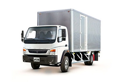 El iconico camion de carga media FUSO FA ofrece atractivas soluciones para trabajos de obra