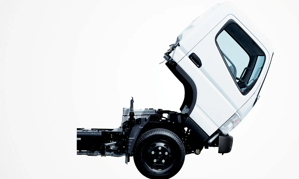 La flexibilidad y aerodinamica del camion liviano FUSO Canter 2.5 Ton