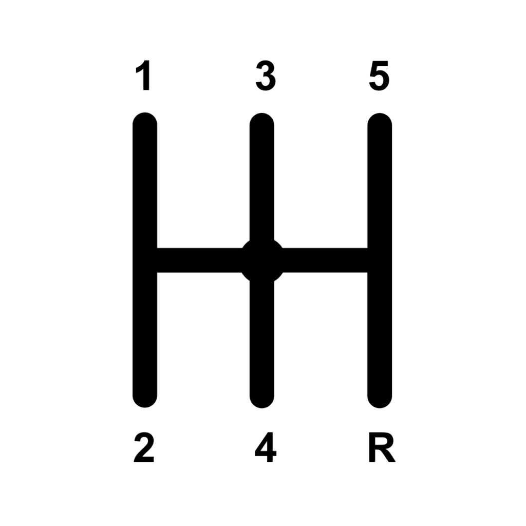 La transmision eficaz que ofrece el Canter 5.5 Ton, ilustrado en un icono