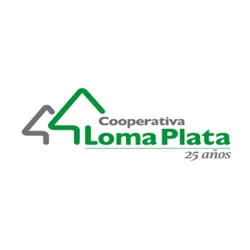 Logotipo de Cooperativa Loma Plata, quien utiliza los camiones de carga FUSO en su labor diario