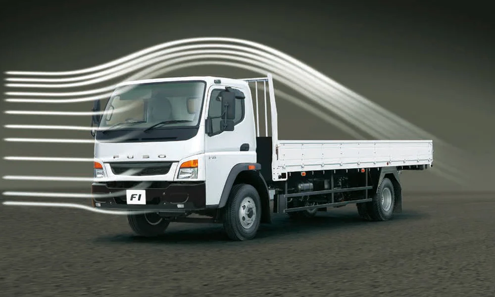 Los FI 8.1 Ton representan los camiones de carga media de FUSO de gran potencia